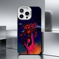 S-Skibidi Toilet T-Titan S-Speakerman    Phone Case For iPhone 17,16,15,14,13,12,11 Plus,Pro Max,XS,Colored silver phone case iPhone14