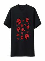 Adorable Ladybugs Everywhere T Shirt Vintage Washed Stylish Versatile Designer Clothes Top For Everyday Wear Unisex Soft S įvairiaspalvis