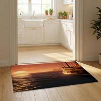 Anime S-Sea of T-Thieves Floor Mat Flannel Door Mat Non-Slip Bedroom Living Room Home Decor 40x60cm
