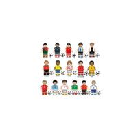 16PCS World Cup Football Team Minifigure Building Block Toy