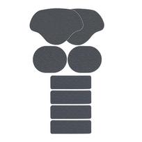 Sneakers Heel Repair Patch Shoe Side Damage Lining Patch Sticker for Heel Wear Repair tamsiai pilka spalva
