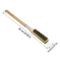 Pizza Stone Cleaner Wire Long Handle Cleaning Scraper Commercial BBQ Grill Brushes For Stove Grate Skillet Cooking Kitchen