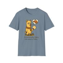 Unisex Softstyle Gluten-Free Alpaca Tee – Sad, Snacky and Emotionally Flaky Shirt XL