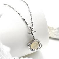 925 Sterling Silver Moon Star Choker Women Men Saturn Planet Moonstone Chic Charm Wedding Bride Clavicle Chain Jewelry Gifts