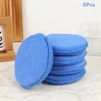 5/10/20Pcs Soft Microfiber Round Foam Sponges Car Detailing Applicator Pads Car Care Waxing Polish Sponges Car Cleaning Tools