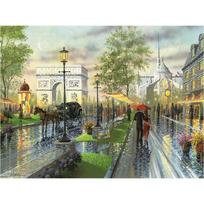 5d Diy Diamond Painting French City Landscape Full Drill Round Diamond Embroidery 20X30CM