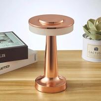 Touch Led įkraunama stalinė lempa Kūrybinis valgomasis viešbutis Baras Kavos stalo lempa Lauko Naktinis Apšvietimas Svetainė Dekoratyvinė stalinė lempa Bronze-3 Color Dimmable