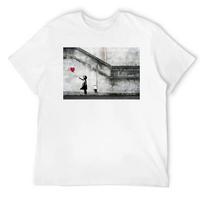 Balloon Girl There Is Always Hope Origi T-shirt Fresh Sport  Funny Novelty Tshirt Premium Travel Eur Size S smėlis