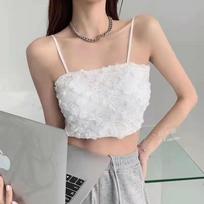 Exclusive Handmade Floral Sling for Women: Slim Fit Chest Wrap for Spring and Summer, Niche Design, Style 7693# One Size balta