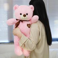 60CM Large Teddy Bear Kawaii Plush Toy Sleep Pillow Cartoon Peripheral Comfort Doll To Give Children Birthday Christmas Gifts 60cm brown