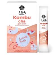 OSULLOC Kombucha Rich Peach 10-Pack – Korean Fermented Tea 1 box