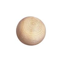 Raw wood balls, undrilled, 35mm, 3 pcs