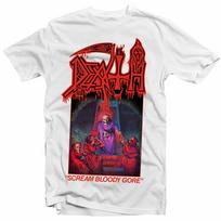 DEATH Scream Bloody Gore White T-Shirt NEW! Relapse Records TS4651  Unisex T-Shirt XXXL