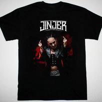 Tatiana Shmayluk Jinjer grupės Black Cotton marškinėliai Visų dydžių S-5XL Unisex marškinėliai L black