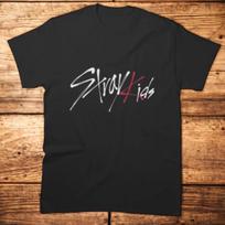 Stray Kids Logotipo JAV Turas Dovana Gerbėjui Pilno Dydžio S-5XL Unisex Marškinėliai XXXXL