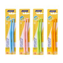 8Pcs Orthodontic Toothbrush Set Soft Bristles Interdental Brush Round Head Teeth Gap Cleaning Oral Care Kit