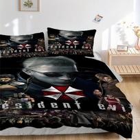 Resident Evil: Umbrella Corporation Bedding Set - 3 Piece Comforter Cover Gift for Bedroom,Includes No InsertB193 135x200cm