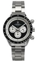 Hyakuichi Classic Chronograph Center Chrono Black Panda [HYAKUICHI 101] MODELIS.13 Be datos juoda