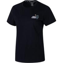 Skechers Ice Cream Series Casual Round Neck Pullover Letter Print Short Sleeve T-Shirt Women T-Shirts Carbon-Black L223W125-0018 S