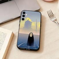 S-Spiriteds Away-y Kaonashi Phone Case For Samsung Galaxy A73,A72,A71,A70,A53,A52,A51,Others Soft Black Cover Samsung a21