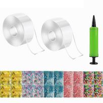 Balloon Garland Arch Kit with Balloon Strip Tape Manual Balloon Pump and Assorted Decorative for Event Decoration