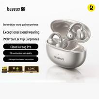 BASEUS MC1pro AI Translation Bluetooth Ear-Clip Earbuds titano spalva
