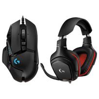 Logitech G331 Gaming Headset with G502 HERO Gaming Mouse Bundle