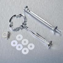 2/3 Tier Cake Plate Stand Handle Cake Stand Hardware Holder For Wedding Party Making Resin Cupcake Dessert Platter Serving Stand