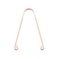 1Pc New Toothbrushes Bad Breath Care Oral Hygiene Stainless Steel Copper Tongue Scraper  Cleaner Dental Cleaning auksas