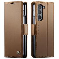 CaseMe Wallet Case for Samsung Galaxy Z Fold 7 6 5 Premium PU Leather Flip Case Magnetic Credit Card Holder Phone Cover For Samsung Z Fold 6 ruda
