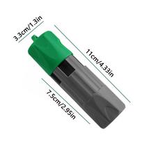 Hex Key Auxiliary Handle Mini Torque Auxiliary Handle Plastic Adapter Sleeve Universal Long HexKey Allen Wrench 1PC žalia