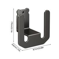 Wall-mounted punch free garage storage rack  Door Wall Mounted Hanger Hook Heavy Load Rack Kitchen Bathroom Organizer Holder juoda