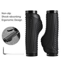 WEST BIKING Bike Grips Shock-absorbing Soft TPE Handlebar Grips Locked Ergonomic Comfortable MTB Road Bicycle Cycling Handlebar juoda