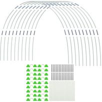 DIY Garden Netting Greenhouse Planting Tunnels As Shown Customizable Garden Support Hoops Easy Assembly Fiberglass Construction 25PCS