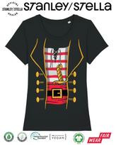 HALLOWEEN PIRATE T-Shirt Mens Womens Tees Top Womens Funny Horror Costume Fancy Dress / M