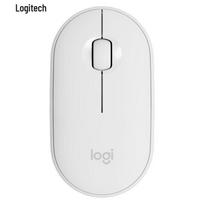 Logitech Pebble M350 Wireless Bluetooth Mouse pilkšvai balta