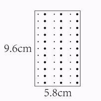10 Sheets Water Transfer Tear Mole Fake Stickers Art Temporary DIY Tear Mole Stickers Waterproof Round