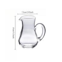 300ml/500ml/1200ml Thickened Spirits Cup Decanter Wine Separator Whiskey Jar High End Baijiu Cup Creative Small Glass Drinkware