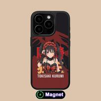 Date a Live Kurumi Tokisaki Matte Surface Magsafe Mobile Phone Case for iPhone 17 16 15 14 13 12 11 Air Pro Max Plus Colorful iPhone 11