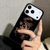 Capa Case for iPhone 17 Air 16 Pro Max 15 Plus 11 13 Mini 14 12 Back Phone Cover Traditional chinese Golden Dragon iPhone 12 Pro Max