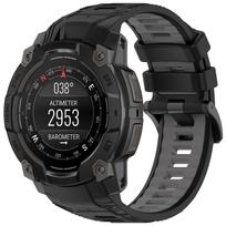 Two-tone Silicone Strap For Garmin Instinct 3 50mm 45mm Official Comfortable Bracelet band For Garmin Instinct 3 45mm 50mm belt Instinct 3 50mm