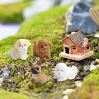 Fairy Garden Decor Miniature Dog Figure Bonsai Setup Home Decor Collection Home Decoration For Bonsai Arrangement China Mainland