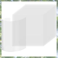 Premium-20Pcs Clear Mylar Stencil Sheets 12 Inch Blank Stencil Material Sheets,For Compatible & Silhouette Cutting skaidri