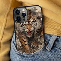 Japanese Tiger Soft Phone Case for iPhone 17 Air 16e Pro max 15 Pro 13 14 Plus 11 12 MagSafe Magnetic Coque iPhone 12or12pro