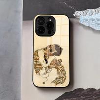 Egon Schiele Phone Case For IPhone 17 Air 16 E Pro Max 15 14 13 Mini 12 Pro 11 Max Plus Black Glass Cover iPhone 15 Pro