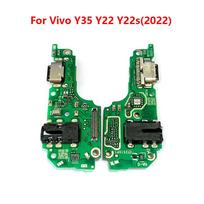 For Vivo Y35 Y22 Y22s 2022 USB Charging Board Dock Port Microphone Module Flex Cable Y35 Y22 Y22s