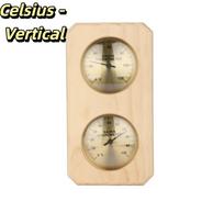Bimetallic Strip Hygrometer Heat-Resistant Materials Temperature Humidity Meter  Indoor Steam Room Celsius - Vertical