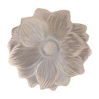 Stylish Dining Accessories Heat-Resistant Table Pads Dining Table Decor Easy To Clean Elegant Lotus Design PVC Material auksas