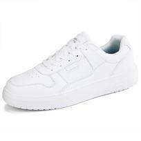 Four Seasons New Low Top Round Head Solid Color Korean Version Versatile Lightweight Soft Sole Little White Shoes Couple Cold Sticky Board Shoes 35