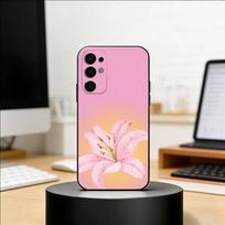 Lily Puff Phone Case For Samsung S25,S24,S21,S22,S23,S30,Ultra,S20,Plus,Fe,Soft Silicone Black Cover Samsung S20fe